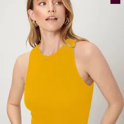 BAESD Women Pack Of 2 Round Neck Tank Crop Top-picture-12