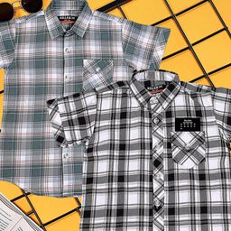 Killer Boys Classic Tartan Checks Checked Casual Shirt-image-78