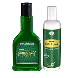 DEEMARK Set Of 2 Herbal Hair Oil- 120 ml & Kesh Power Shampoo- 100 ml-16