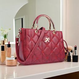 Speed X Fashion Bucket Handheld Bag with Quilted-56