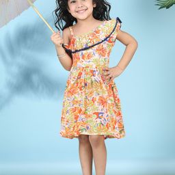 Cutiekins Floral Print Fit & Flare Midi Dress-picture-10