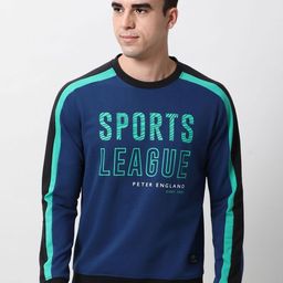 Peter England Casuals Men Printed Pullover Sweatshirt-picture-16