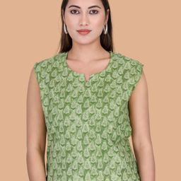 Moda Rapido Print Cotton Top-image-70