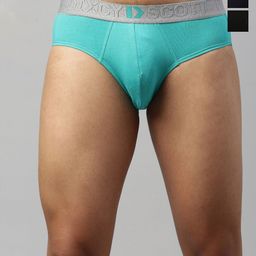 DIXCY SCOTT MAXIMUS Pack Of 3 Assorted CottonBasic Briefs N_MAXB-004-HUSTLE BRIEF-P3-picture-48
