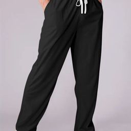 RAJOVATI Men Solid Loose Fit Mid-Rise Flat-Front Regular Trousers-picture-35