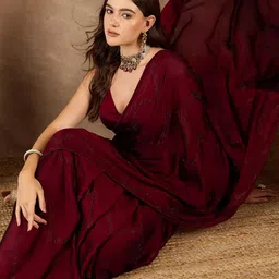 all about you Satin Designer Saree-picture-28