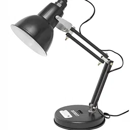 SPARK WORLD Black Metal Contemporary Bell Shaped Table Lamp-29