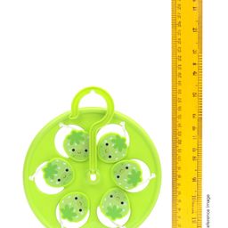 fab n funky Hanger With Mushroom Shape Hook - 6 Clips (Color & Design May Vary) image 3