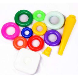 VWorld Teddy Ring Stacking And Sorting Game Multicolour - 8 Rings image 3
