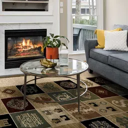Sapana Carpet-Mats Beige Traditional No Shredding Polypropylene Carpet-image-95