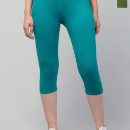 CKARFE Pack of 2 Women Cotton Skinny Fit Capris-image-85