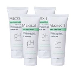 Maxisoft Set Of 4 Hair Conditioner With Keratin & Vitamin E For Hair Growth-100ml Each-image-55