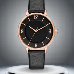 ON TIME OCTUS Women Brass Dial & Straps Analogue Watch MT-391 BLACK-image-98