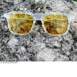 Arzonai Adult Yellow Lens & White Sunglasses-picture-6