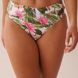 La Vie en Rose Printed Mid-Rise Bikini Swim Bottoms-picture-54