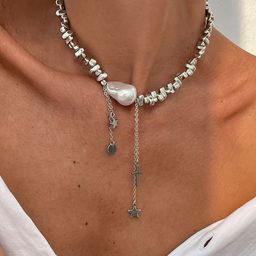 StyleCast x Revolte Silver-Plated Enamelled Necklace-image-16