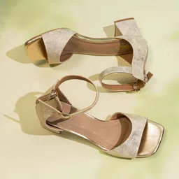 Inc 5 Women Textured Square Toe Ankle Loop Sandal-image-47