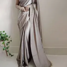Moda Rapido Solid Satin Saree-picture-30