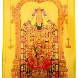 SHOP BY ROOM Laminated Tirupati Balaji Wall Decor-image-55