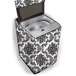 The Furnishing Tree Washing Machine Cover Damask Pattern offwhite Compatible for Whirlpool 7.2 Kg F-image-39