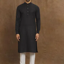 Arihant Rai Sinha Men Regular Pure Silk Kurta with Churidar-picture-11