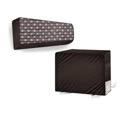 The Furnishing Tree Split AC Cover Set of Indoor and Outdoor Unit Used for 1.5 Ton Amazon Basics AB-image-46