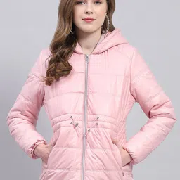 Monte Carlo Women Hooded Solid Casual Quilted Jacket-image-28