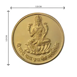 Pray Everyday 7-Pcs Gold-Plated Lakshmi MataCoins-image-31
