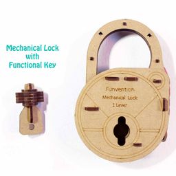 Funvention Mechanical Lock DIY STEM Based Learning Utility Kit - Multicolor image 5