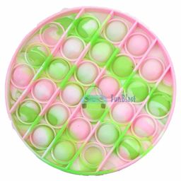 FunBlast Round Shaped Stress Relieving Silicone Pop It Fidget Toy (Colour May Vary) image 5