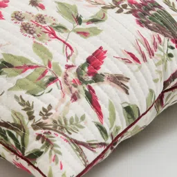 Urban Jaipur Red & Green Set of 2 Floral Square Cushion Covers-22