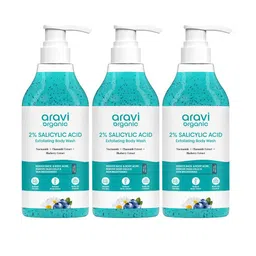 Aravi Organic Unisex Pack Of 3 2% Salicylic Acid Exfoliating Body Wash-picture-25
