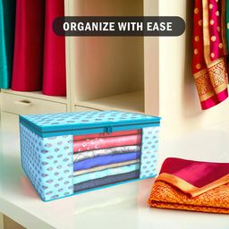 Kuber Industries Blue Set of 6 Regular Drawer Organiser Organisers image 3