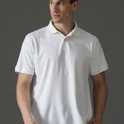 EPPE Men Polo Collar Monochrome T-shirt-image-22