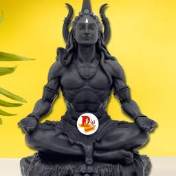 DARIDRA BHANJAN Black Religious Idol Showpiece-image-85