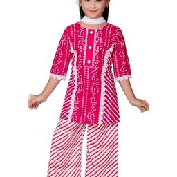 Jbegam Girls Kurta with Palazzos-image-71