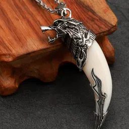 SALTY Lion Teeth Pendant With Chain-image-9