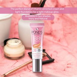 Ponds SPF 30 PA++ Instant Spot Coverage BB+ Cream with Vitamin E & B3 9 g - Natural-0