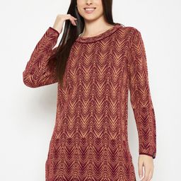 CREATIVE LINE Printed Woollen Sweater-image-13