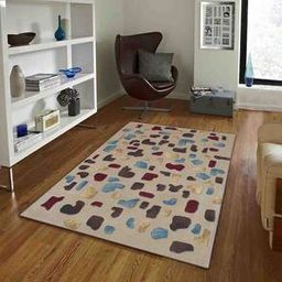 presto Beige Abstract Hand Tufted Wool 3 X 5 Feet Carpet-picture-20
