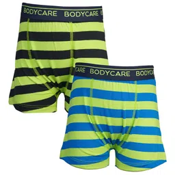 Bodycare Boys Pack Of 2 Striped Mid-Rise Cotton Short Trunk-picture-21