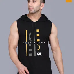 SLOWLORIS Pack Of 2 Printed Hooded Gym Vests SL28 COMBO (KEEP BLACK) (JUST MUSTARD)-picture-55