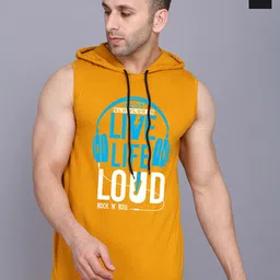 SLOWLORIS  Pack Of 2 Printed Hooded Gym Vests SL28 COMBO (KEEP BLACK) (LOUD MUSTARD)-image-85