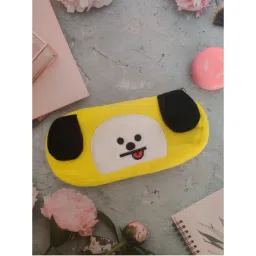 Awestuffs Yellow Chimmy Bts Character Pencil Pouch-picture-17