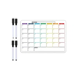 Awestuffs Monthly Planner Magnetic Dry Erase Whiteboard For Refrigerator-[13.2 X 16.9 Inch]-picture-26