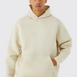 boohooMAN Oversized Scuba Hooded Sweatshirt-image-15