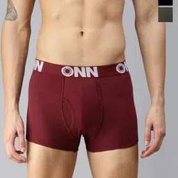 ONN Pack Of 3 Assorted Breathability Trunks-ONN_OR_154_AST1_3PC image 1