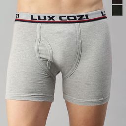 Lux Cozi Pack Of 3 Men Assorted Trunks COZI_LONGS_ICDF_AST2_3PC-17