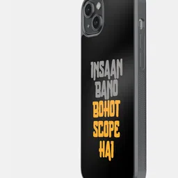 macmerise Impact Resistant Typography Printed iPhone 14 Plus Back Case Mobile Accessories-25