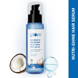 Plum Coconut & Squalane Nutri-Shine Hair Serum - Controls Fizz & Adds Shine - 75ml-image-42
